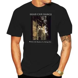 Camiseta negra de Dead Can Dance dentro del reino de un sol teñido para hombres, modelos básicos, camisetas gráficas, ropa de gran tamaño