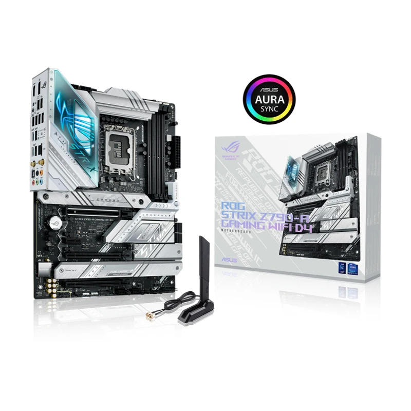 

NEW 13th For Asus ROG STRIX Z790-A GAMING WIFI D4 Original Desktop Z790 Motherboard LGA 1700 Support 13900KF 12700K 12400