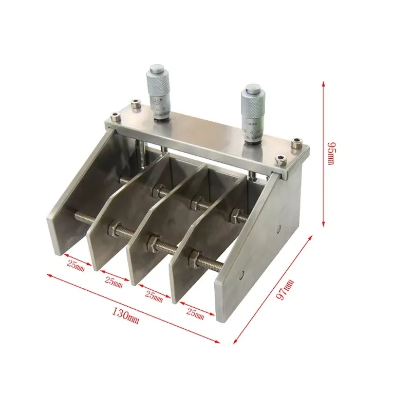 4 Paths Film Applicator ( 4*25 MM Width) for Hi-Throughput Multi-Composition Coating Machine - Se-KTQ-4-25