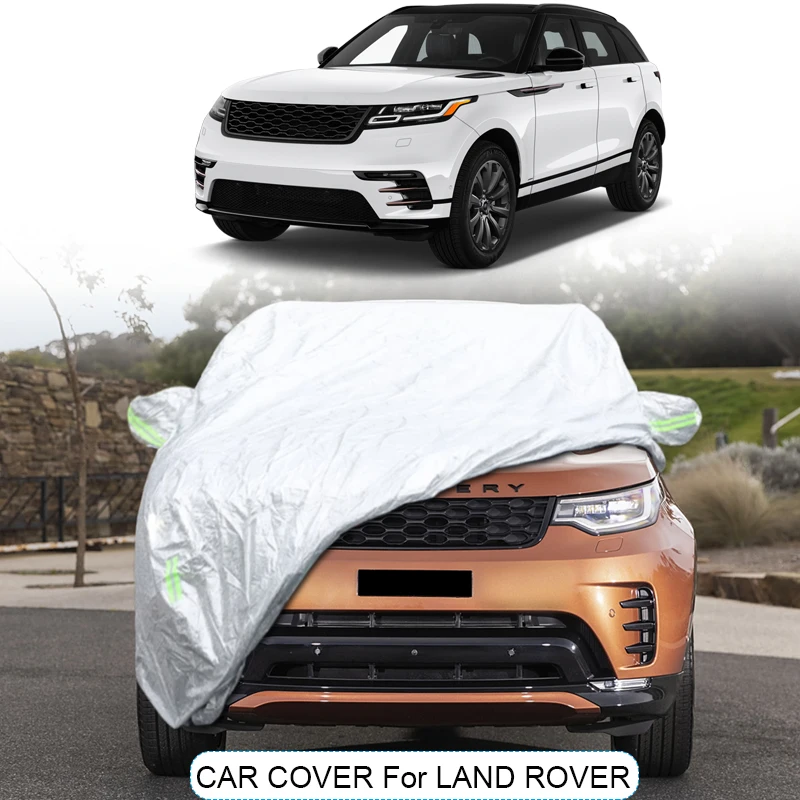 Thicken Car Cover For Landrover Defender Discovery Sport RANGE Rover Evoque Sport Range Rover Velar Dustproof Snow Waterproof