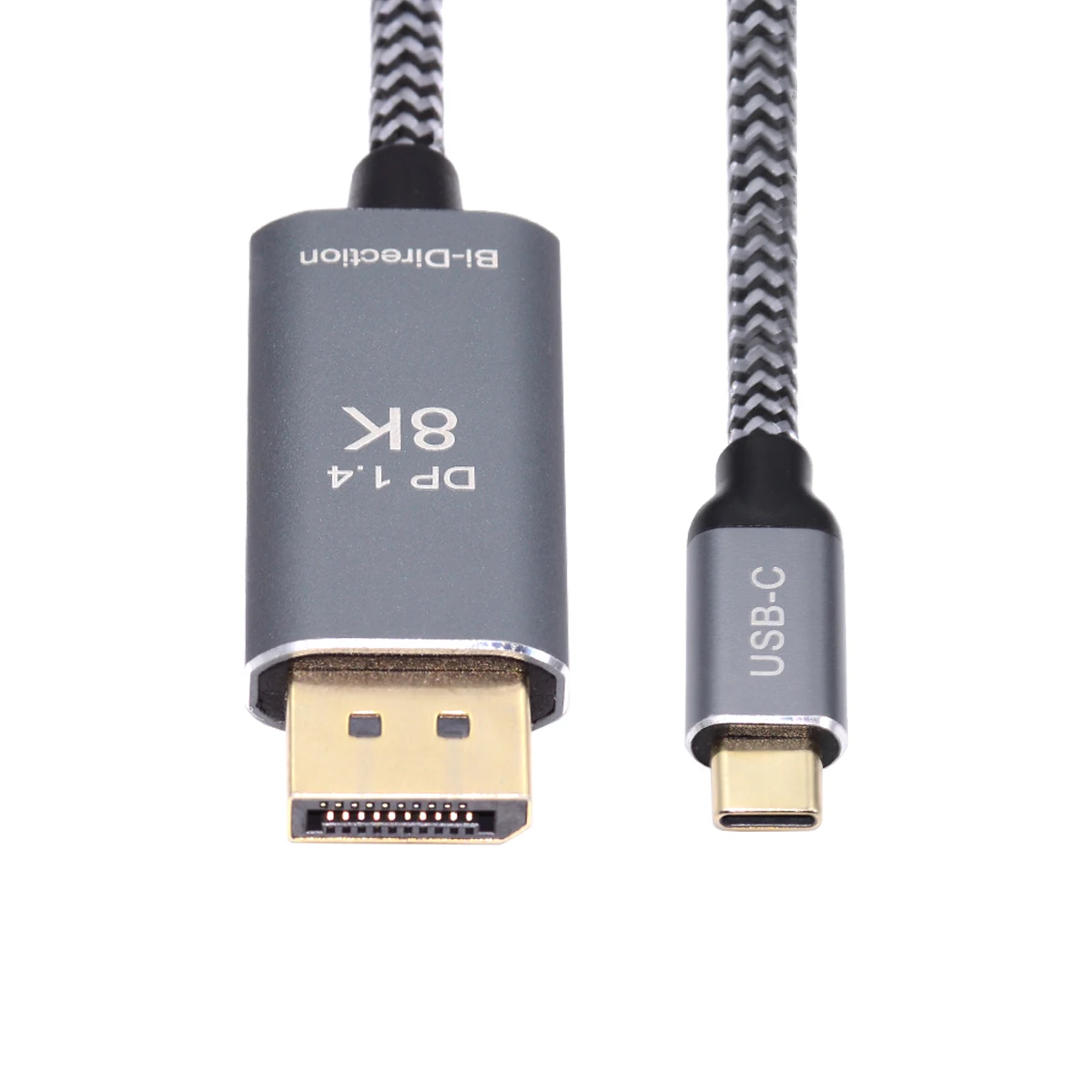 

Реверсивный источник DP Cablecc с дисплеем USB 3.1 Type C USB-C, штекерный кабель HDTV 8K для монитора ноутбука, 1,8 м