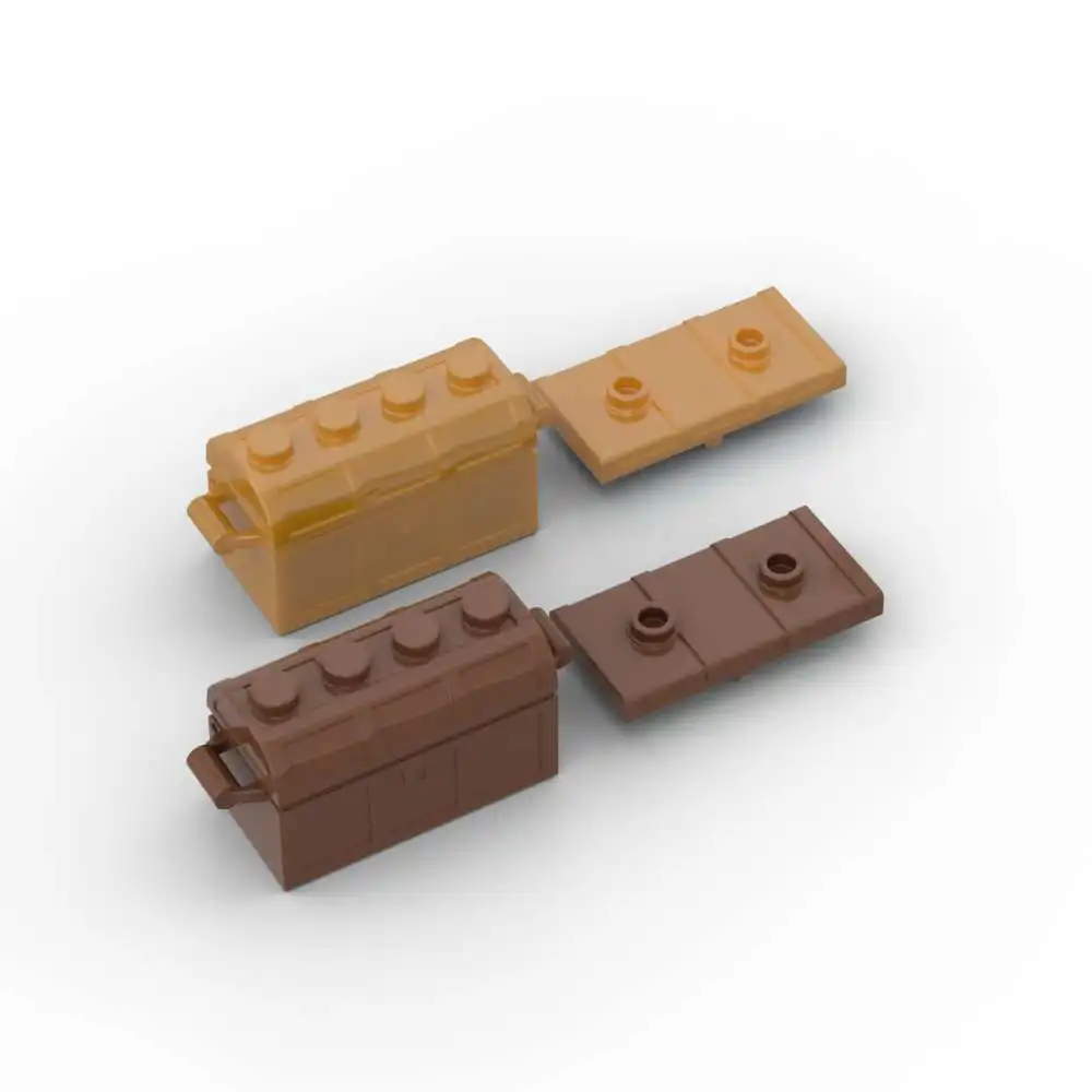 MOC 1PCS 80305 Storage 30153 Stone Replaceable Brick 4738 4739 Treasure Chest Crystal Building Block Toy Adult Special Day Gifts