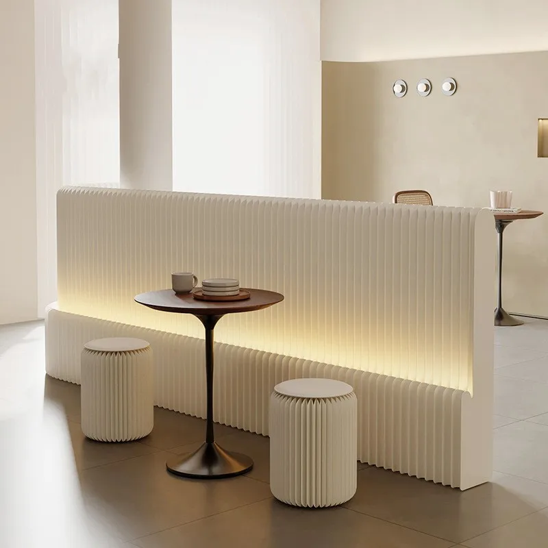 organ screen paper wall baffle partition living room bedroom half partition screen luminous folding paper wall divider
