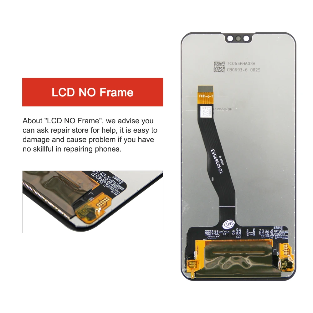 For Huawei Y8s LCD Display Touch Screen Digitizer Assembly 