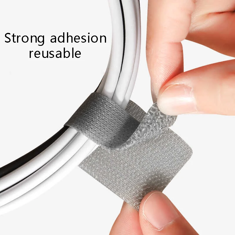 Organisateur de câbles, outil de stockage de câbles de données, faisceau de câbles pour ordinateur de bureau, ruban magique, attache de câbles, support de câbles et de câbles réseau