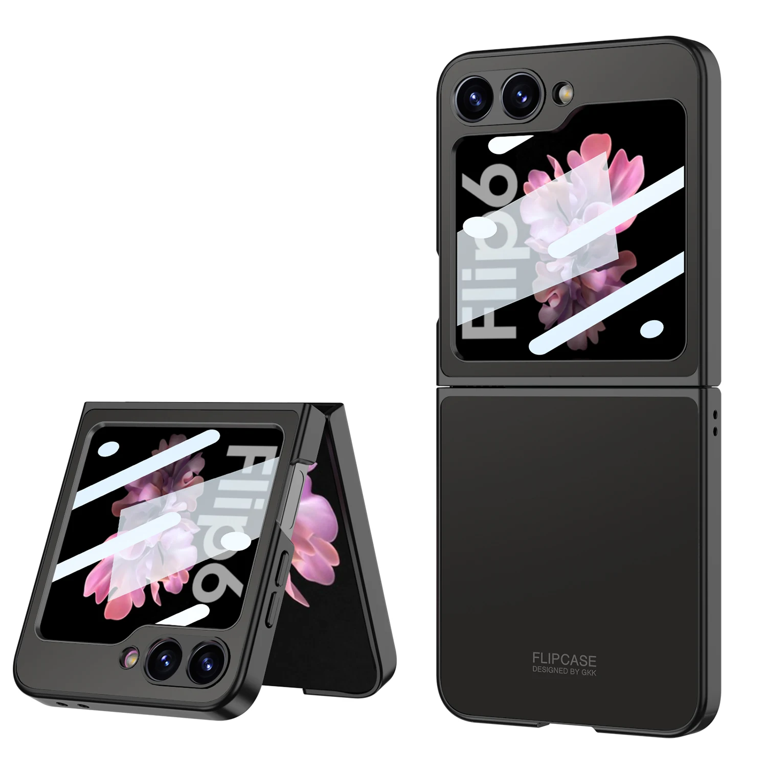 Schlanke matte ag Displays chutz hülle für Samsung Galaxy Z Flip 3 4 5 6 volle Luxus stoß feste zflip6 z flip5 flip4 flip3 Abdeckung