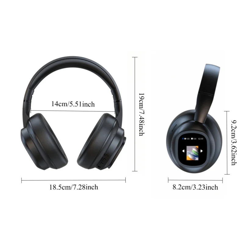 New hybrid active noise-canceling headphones (with touchscreen), intelligent AI translation, remote photo taking, wireless headp