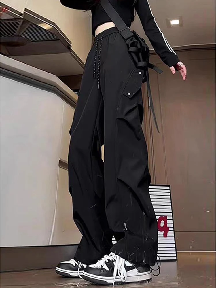 

Американские складные брюки-парашюты для мужчин и женщин, осенне-зимние, на флисовой подкладке, мягкие, для активного отдыха, рабочие, водонепроницаемые