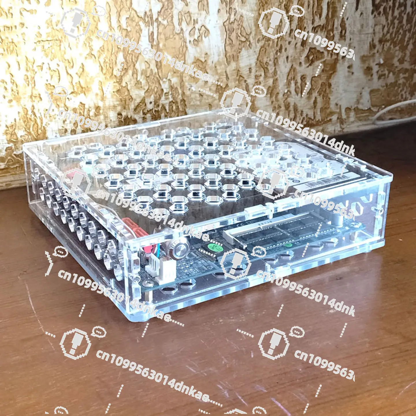 

Миниатюрный корпус ITX из акрила/плексигласа для самостоятельной сборки, портативный, с промышленной материнской платой для управления и графическим процессором