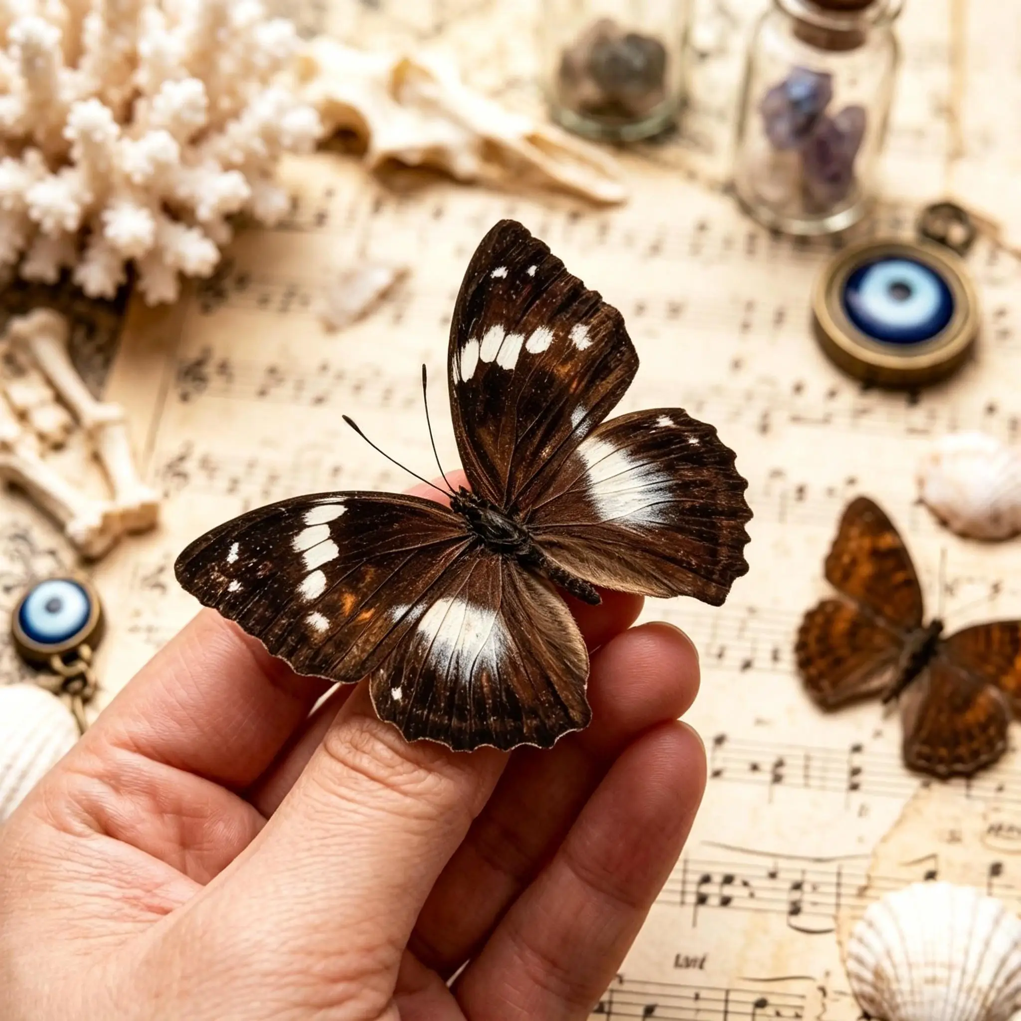 5-100pcs Mimathyma schrenckii Butterfly Specimens | Bulk Insect Collection for Crafts, Curio Display & Natural History Art