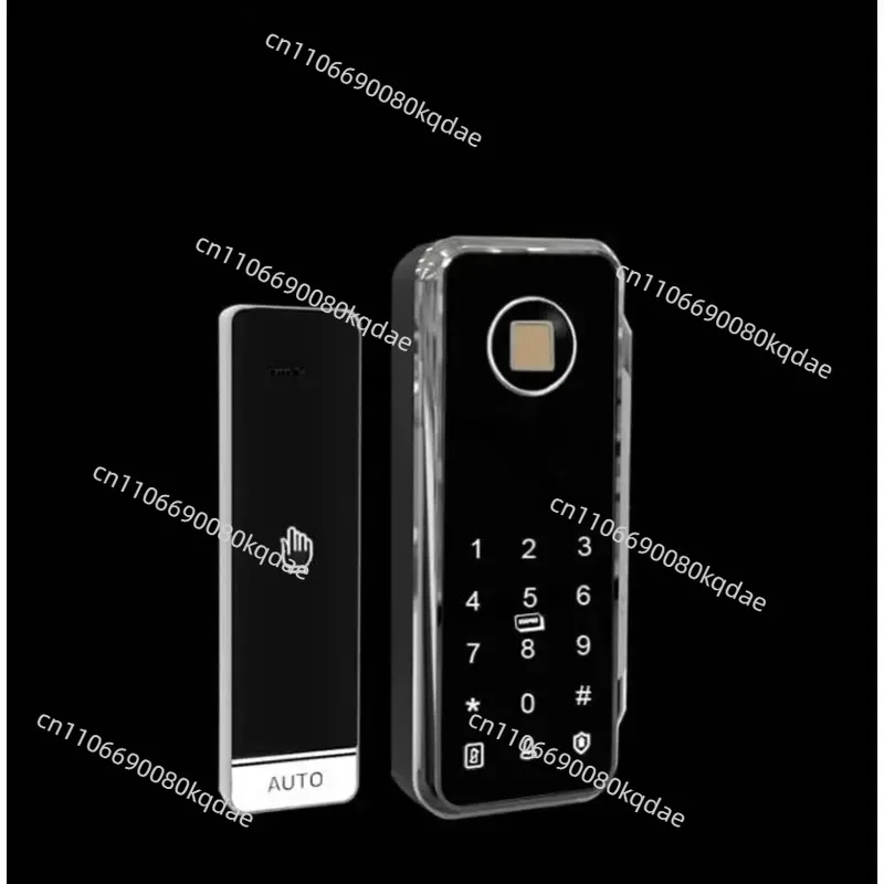 M‑271 Wireless Fingerprint Access Control & Attendance Device, Wiring‑Free Integrated Unit For Glass Door Security Equipment