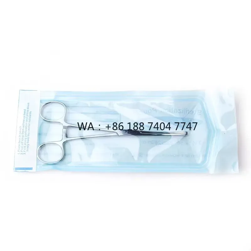 

Disposable Sterilization Bag 90x250mm Self-Sealing Plastic Puncture Disinfection Pouches 200pcs/Box Tool