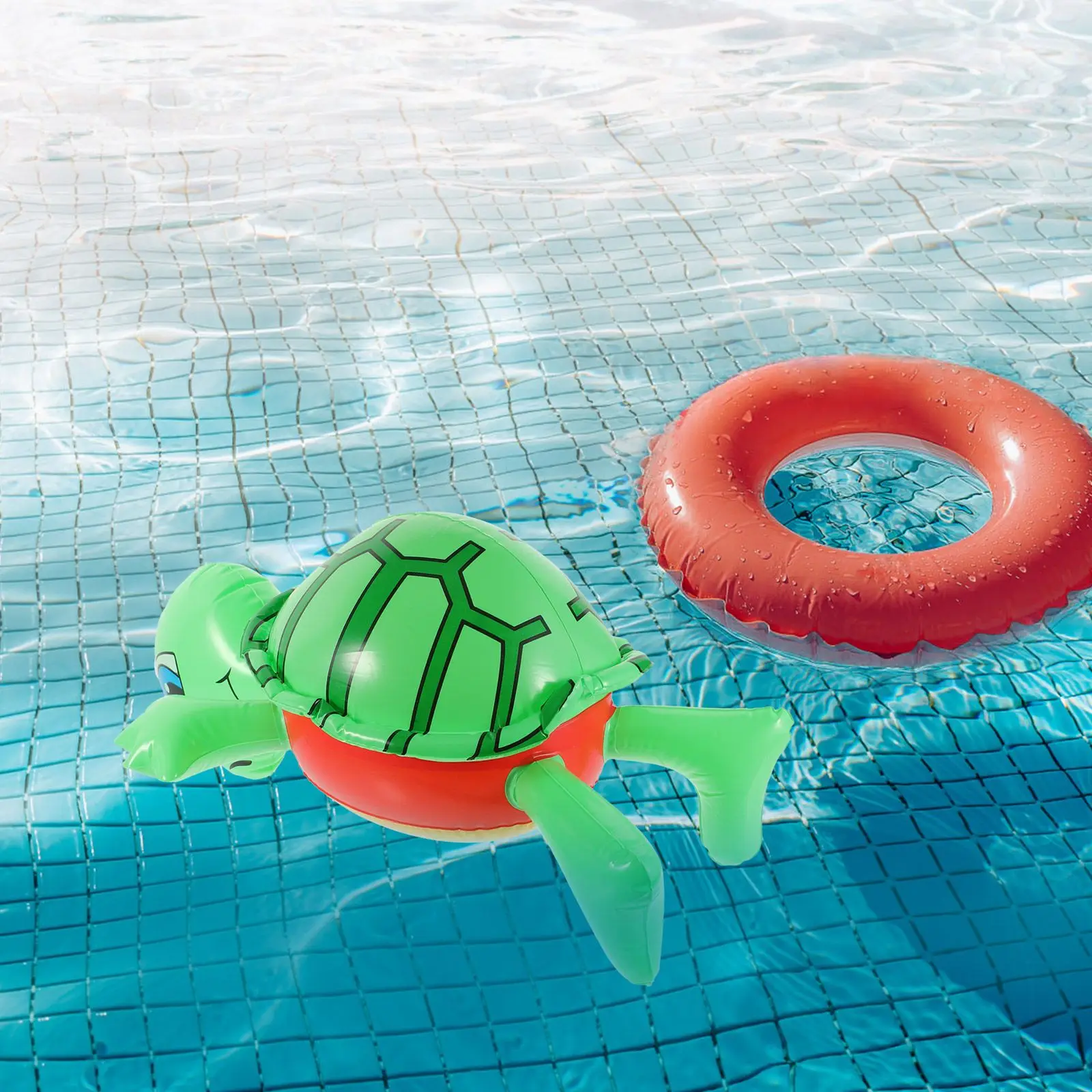Ballon tortue gonflable en PVC, jouets pour piscine, plage, fête, Design réaliste, facile à gonfler, dégonfler, réutilisable, amusant pour enfants