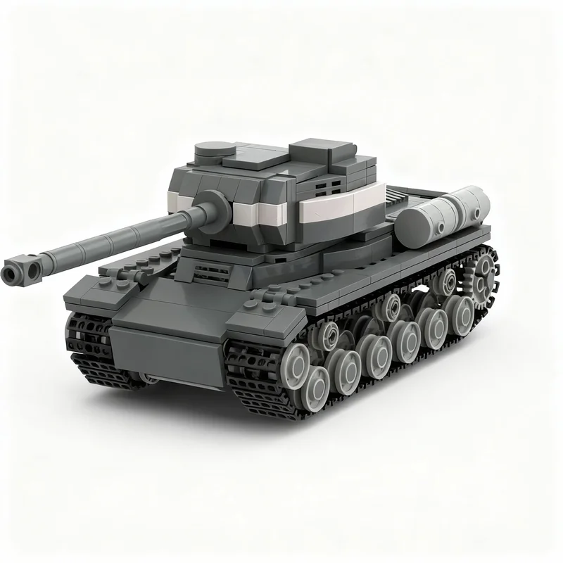 

707PCS MOC City Champions Super Car Is 2 Soviet Heavy Tank Model Technology DIY Assembly Building Blocks Display Birthday Gift