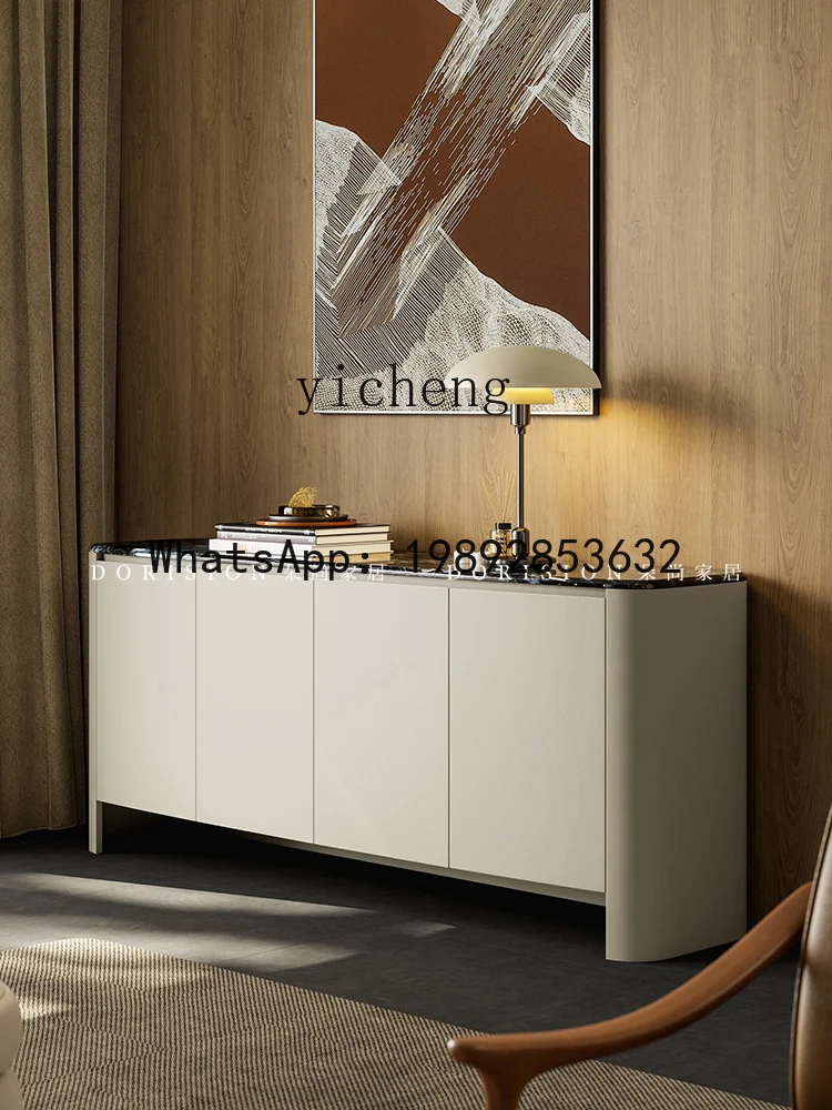 AA  light luxury dining side cabinet modern simple shoe living room wall locker