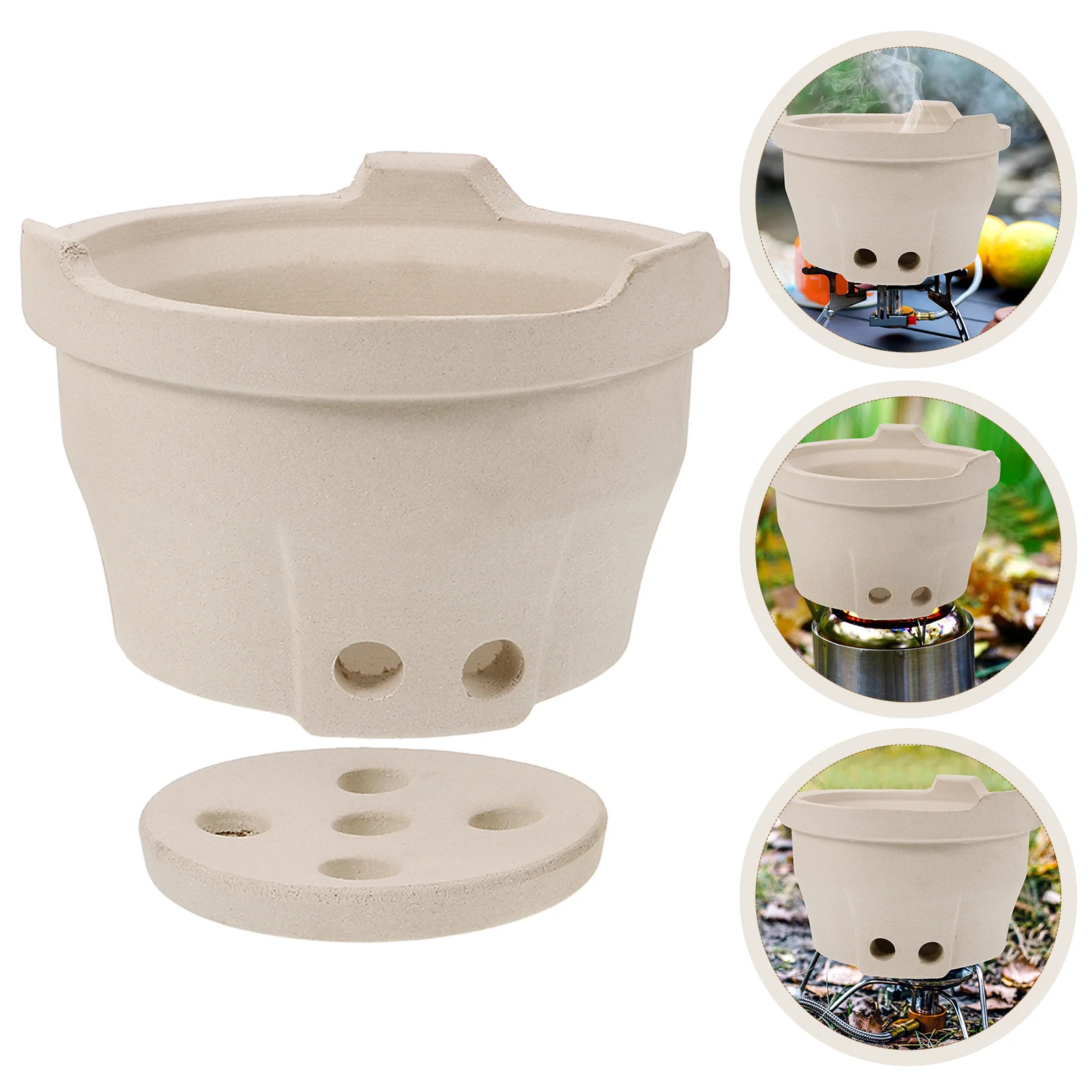 

Outdoor Charcoal Portable Grill Stove Camping Cooking Tool Lightweight Compact Barbecue Heater Compact Stove For Picnic Grilling