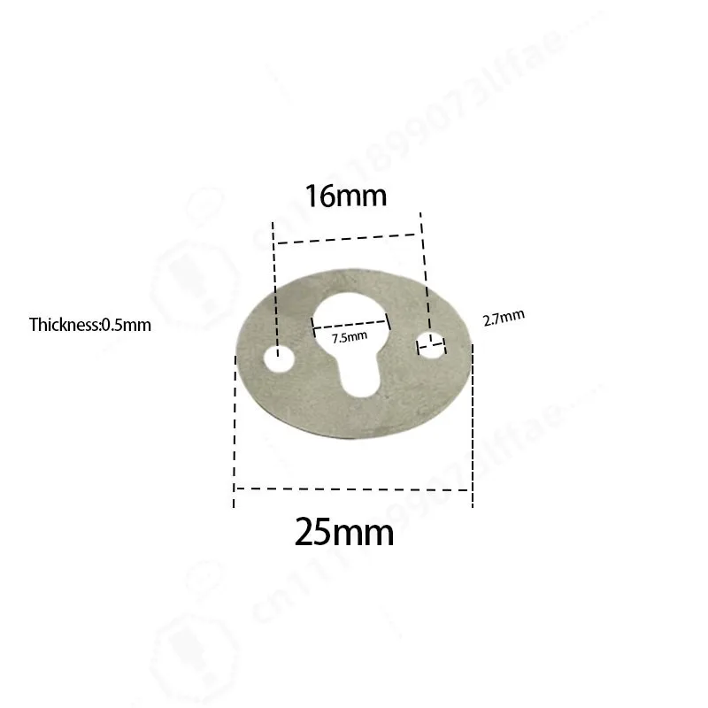 Metal Photo Frame Hanging Hook Oval Round Hidden Back Hook Cross Stitch Picture Frame Hardware Accessories