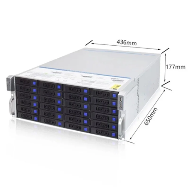 24 36 Disk Chassis 6GB12GB Server Assembled To Install 2U4U Rack Hot Swappable NAS Storage