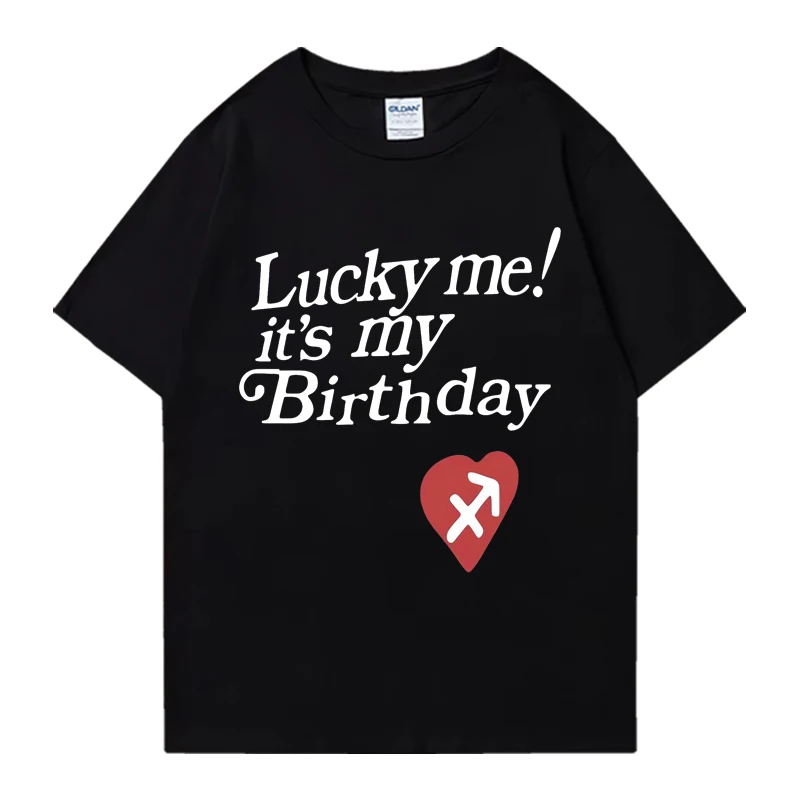 

Kanye West Licky Me lt's My Birthday Graphics T shirt Men Women Vintage t-shirts Oversized Casual Tops short sleeve Unisex Tee