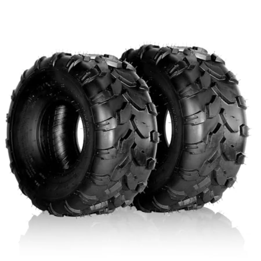 إطارات ATV UTV LawnMowers 20x108 6 PR Directional Tread Sports مجموعة إطارات الطين لجميع التضاريس مكونة من زوجين لأداء الطرق الوعرة