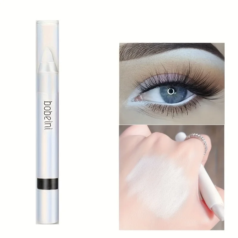 アイシャドウペン、キラキラ蛍光ペン、防水、長持ち、真珠光沢、白、銀色、金色のアイライナー、化粧品