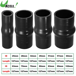UXCELL 25/28/32/45/51/57/60/63/70/76/80mm-102mm Inner Dia. Car Hump Silicone Hose Straight Coolant Hose 102mm Long Black