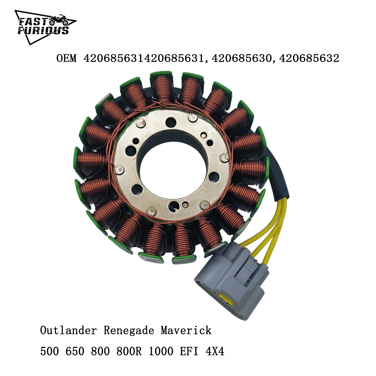 ATV Stator OEM 420685632 420685631 420685630  Maverick Sport Commander Renegede Outlander 500 650 800 1000 2010-2020