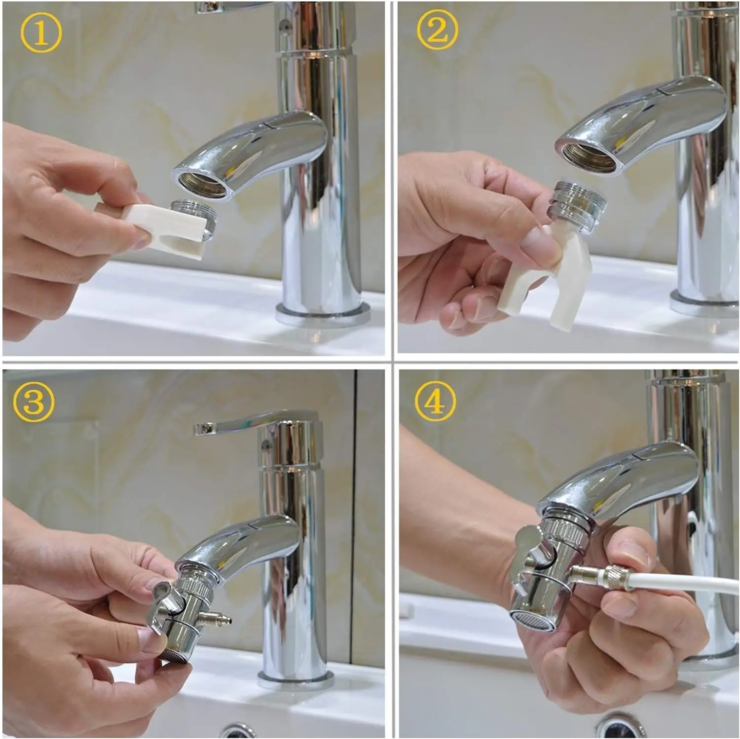 Dental Water Flosser Faucet Oral Irrigator Floss Dental Irrigator Portable Dental Water Jet Teeth Cleaning Mouth Washing Machine image 5