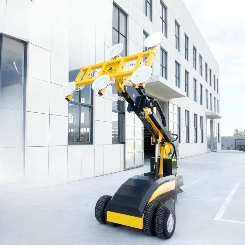 Glass handling robot 500kg wireless remote control glass lifter, truck robot