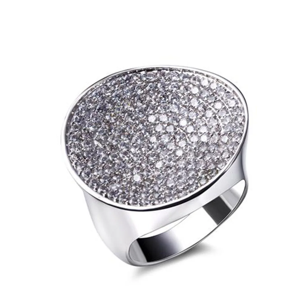 Broken code clearance! Fashion Jewelry Micro pave shiny Cubic zircon Luxury Ring For Women