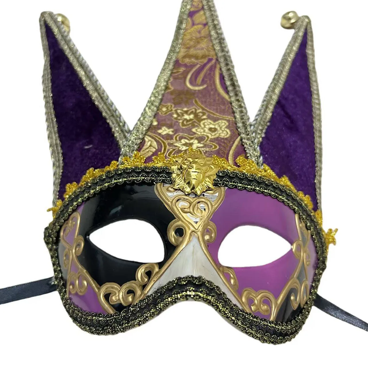 Campane di Venezia italiane Ghostface Gentleman Mezza maschera Natale Masquerade Festa di festa Accessorio cosplay vintage