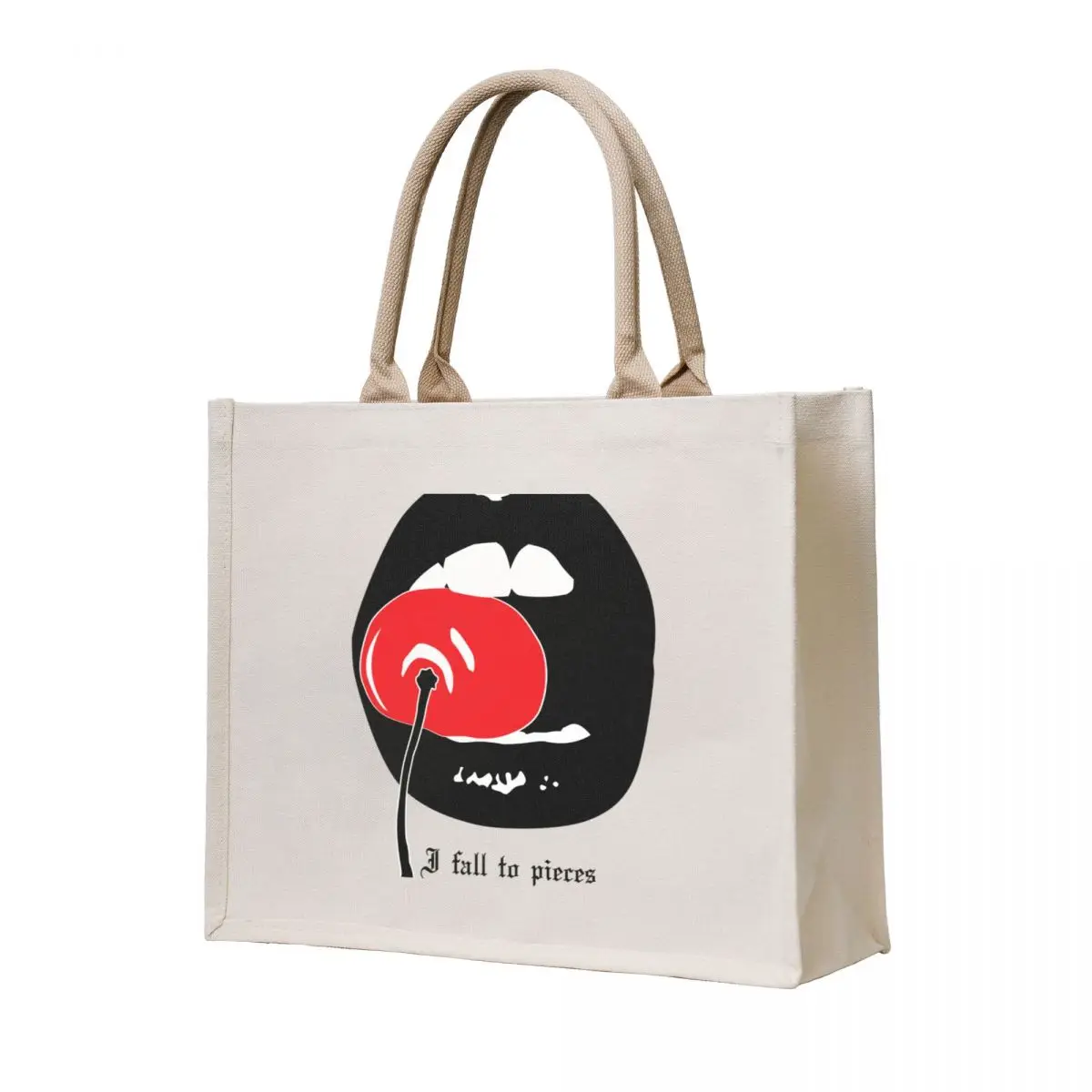 

Cherry Tote Bag Canvas stote bag Women's handbag Eco bag woman shopping