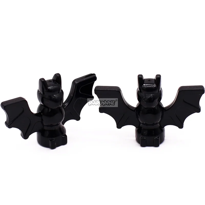 Marumine-Bat Animal Modelo Brick, Halloween Building Block, Acessórios, Compatível com 30103, MOC, DIY Street View Peças, 200pcs