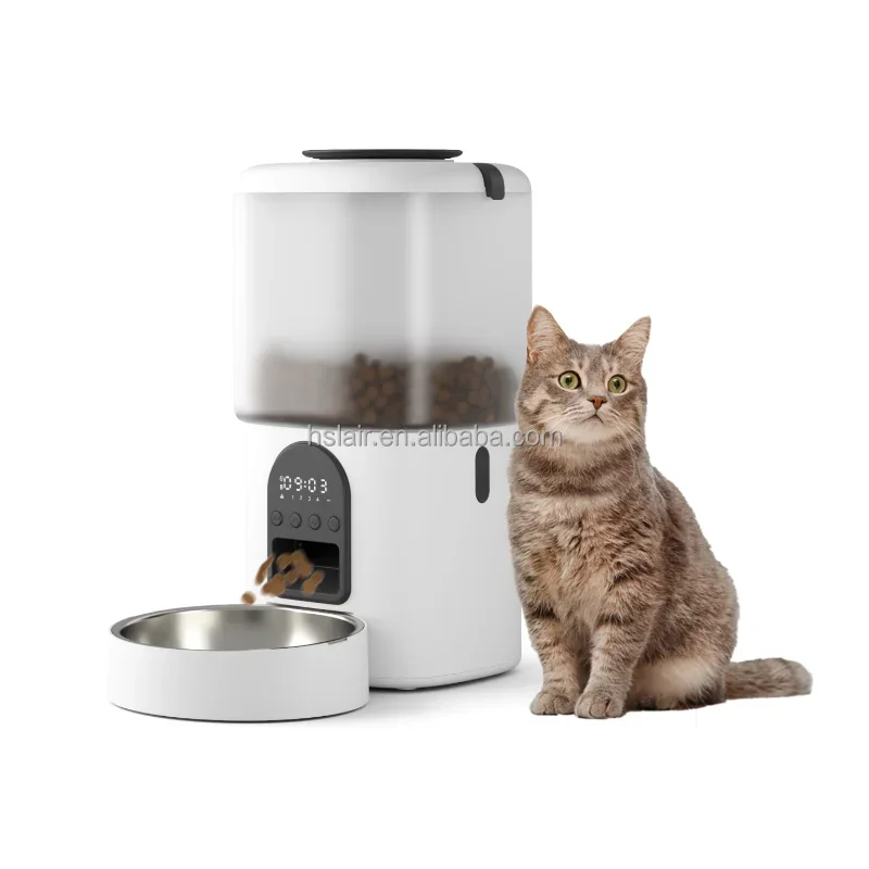 Oem Pet Supplies Tuya App Wifi Dog Cat 2 In 1 Food Dispenser Feeder Water Dispenser Smart Automatic Pet Feeder