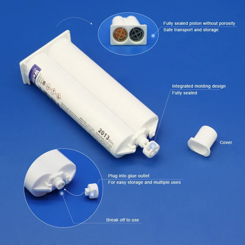 2013 غراء مانع التسرب الأسود الخالي من العفن 1:1 AB Super Sgtrength 90 دقيقة لاصق إيبوكسي ديكور منزلي ربط معدن بلاستيك خشب