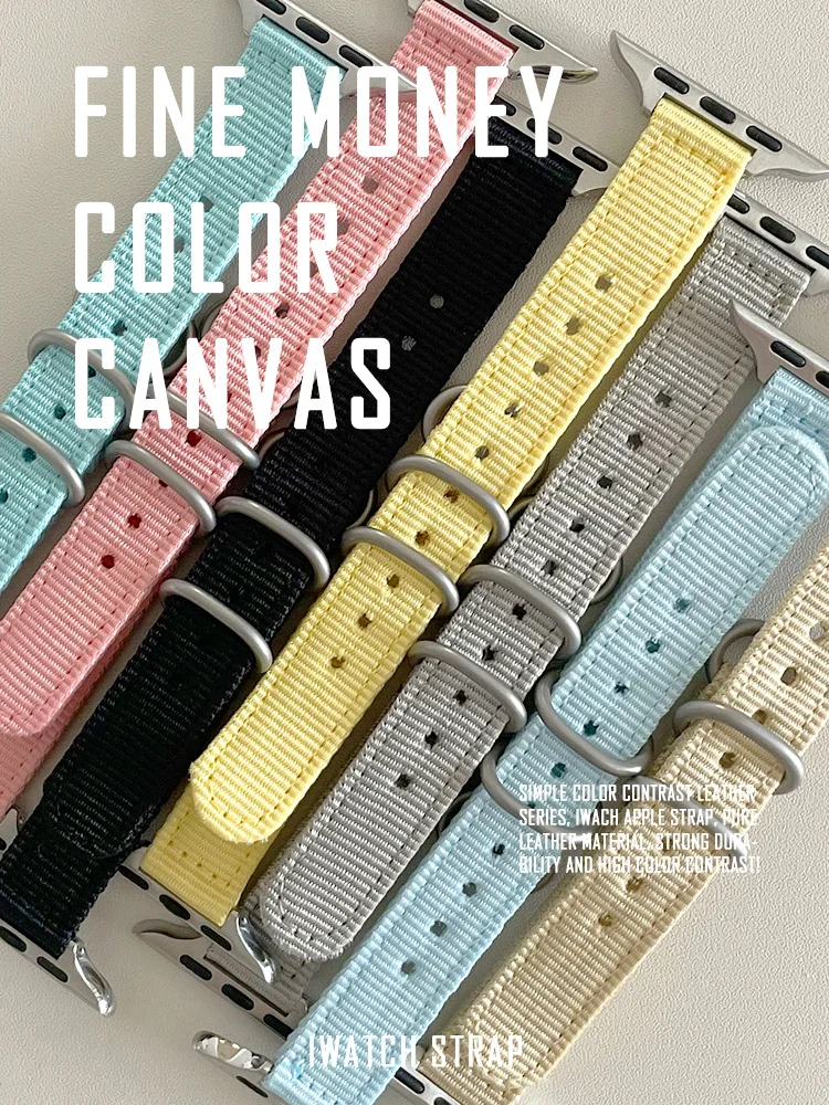 Slim Candy Color Strap para Apple Watch, Pulseira Acessórios para iWatch Series 8, 7, 6, 5, 4, SE, 49mm, 41mm, 45mm, 38mm, 40mm, 42mm, 44mm, Coreia