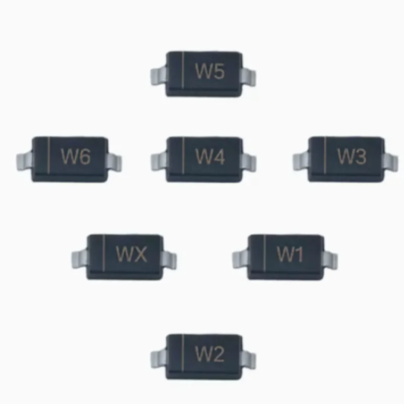 100PCS SMD Zener Diode SOD-123 BZT52C2V4/3V0/3V3/5V1/5V6/6V2/6V8/7V5/8V2 in stock