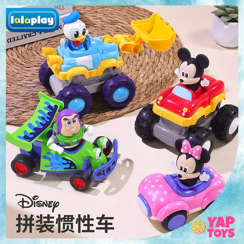 

Original Disney Inertial Car Engineering Excavator Educational Collectible Car Model Desktop Decoration Birthday Gift Customized
