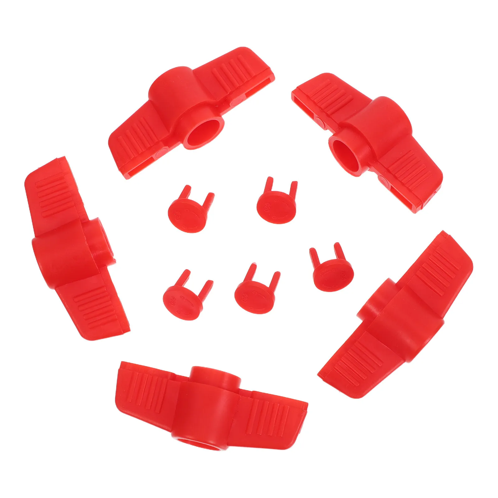 

5Pcs Water Valve Handle: Anti-Limescale Plastic Ball Valve Lever Handle for Easy Flow Control in Household Plumbing Systems