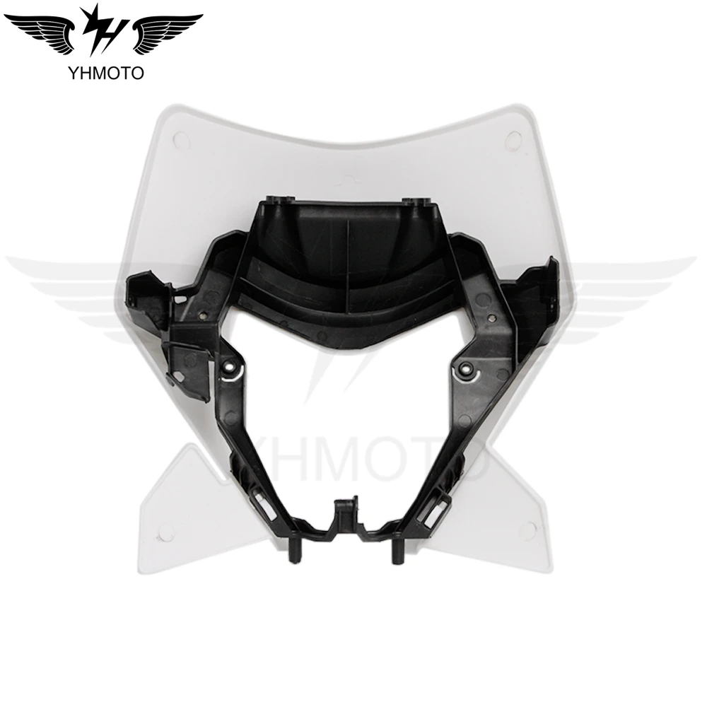 ل KTM EXC-F 300 2024 دراجة نارية استبدال الجبهة العلوي هدية القلنسة العلوي كشافات البقاء قوس حامل #2