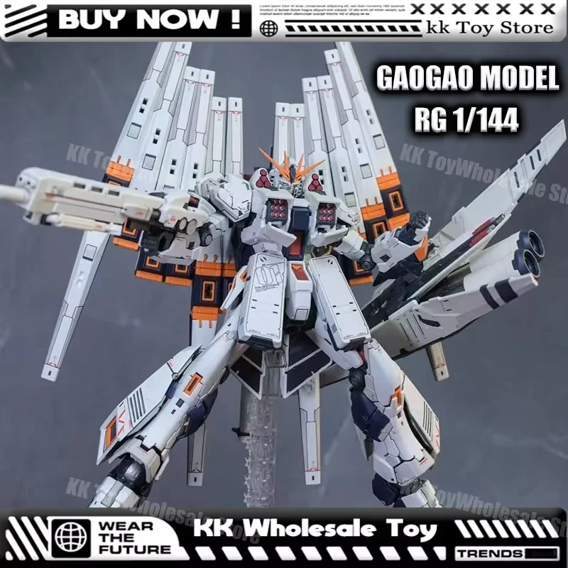 

GAOGAO 1/144 RG FA-93HWS Heavy Weapons System Type Assembly Model Kits Plastic skeleton Action Figure Robot Plastic Model Toys