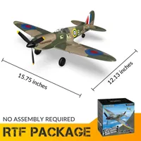 Rc Airplane 2.4ghz Epp Eachine Spitfire 400mm U-turn Aerobatic Wingspan 6-axis Gyro One-key Mini Rtf Model Kids Christmas Gifts