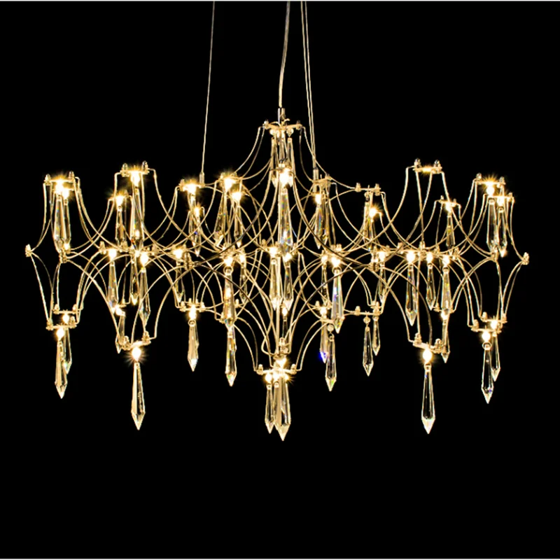 Modern Crystal Chandelier Living Dining Room Ceiling Chandelier Bedroom Pendant Light Home Lighting Hanging Lamps For Ceiling