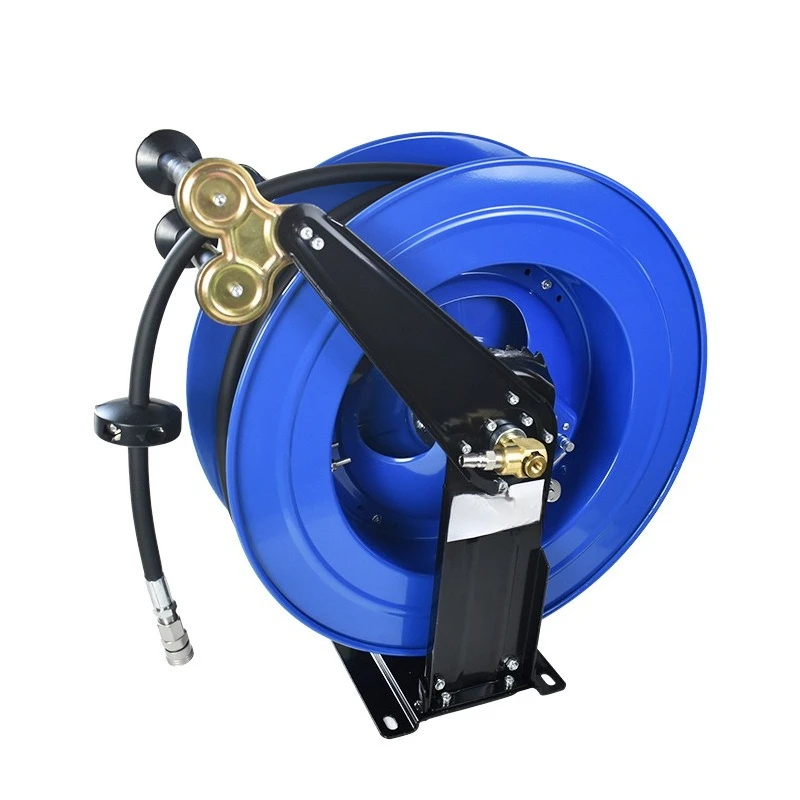 Automatic telescopic trachea reel 10-35 meters spring retracting air drum, high pressure pneumatic tool