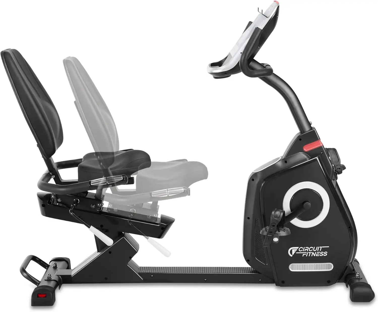 

Circuit Fitness Recumbent Magnetic Exercise Bike with 15 Workout Programs, LCD and Heart Rate Monitor