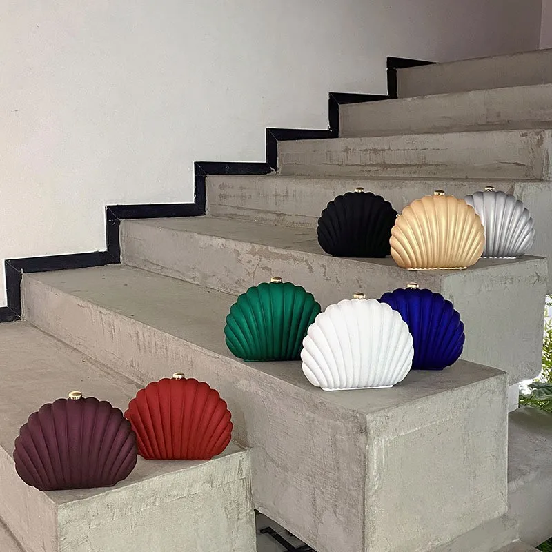 جديد الاكريليك صدف مساء حقيبة صغيرة للنساء موضة حفل زفاف محفظة مخلب سيدة صندوق صغير حقيبة المحافظ نسيج ممتاز #6