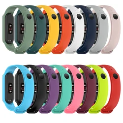 Силиконовый ремешок для Xiaomi Mi Band 7 6 3 4 5, браслет на запястье Miband 5 6 NFC, сменный браслет Pulse Sport correa mi Band 7, ремешок для часов