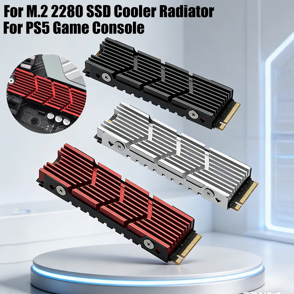 

Кулер-радиатор для SSD M.2 2280, полый, из алюминиевого сплава, с термопрокладкой, для игровой консоли PS5