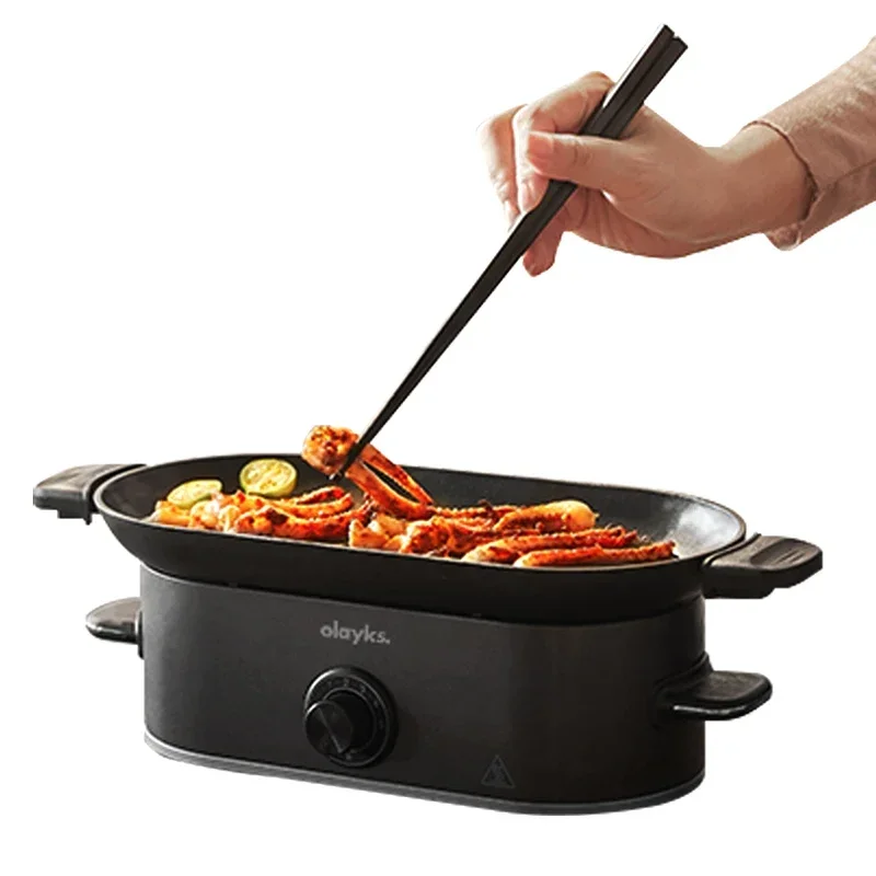 Selling Indoor Smokeless Multifunction Mini Portable Electric Bbq Grill Smokeless Electric Fry Pan