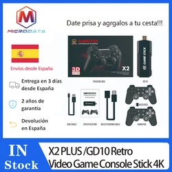 Retro Video Game Console Stick X2 plus GD10 with 2.4G Wireless Controller Classic 4K Gaming 40,000 Built-in Games